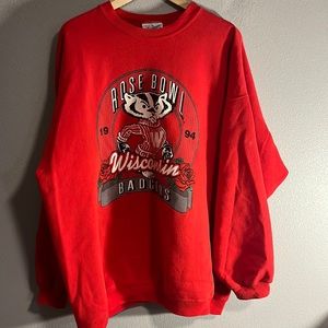 Vintage Wisconsin University 1994 Rosebowl crewneck